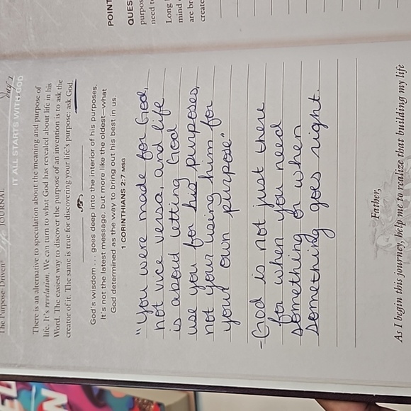 The Purpose Driven Life Journal Rick Warren  Inspirio Prayer Book 2002 - Picture 10 of 17